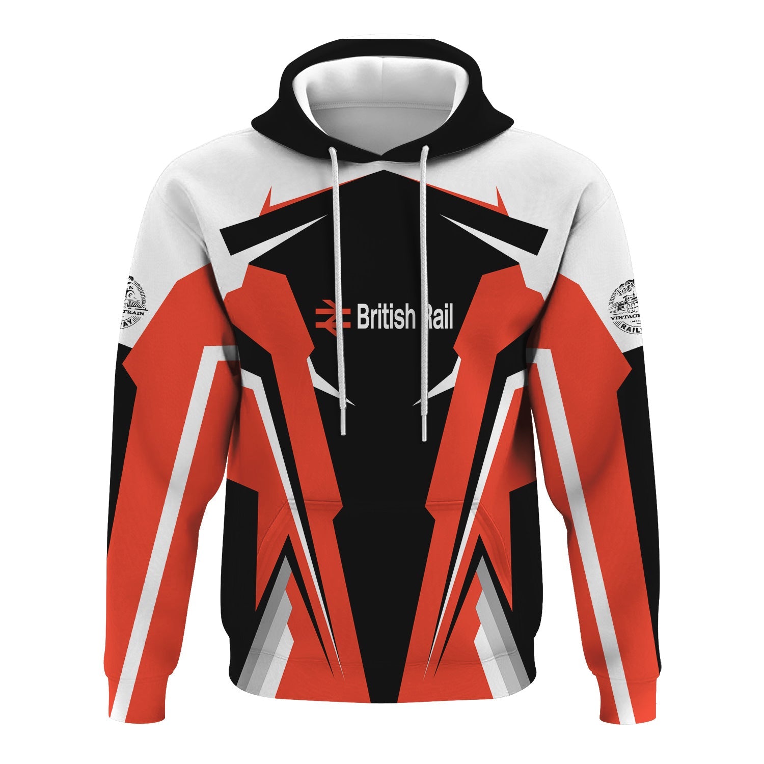 Railspirit Personalized British Railway Hoodie Strong Line Style Train Hoodie Gift Idea For Train Lover