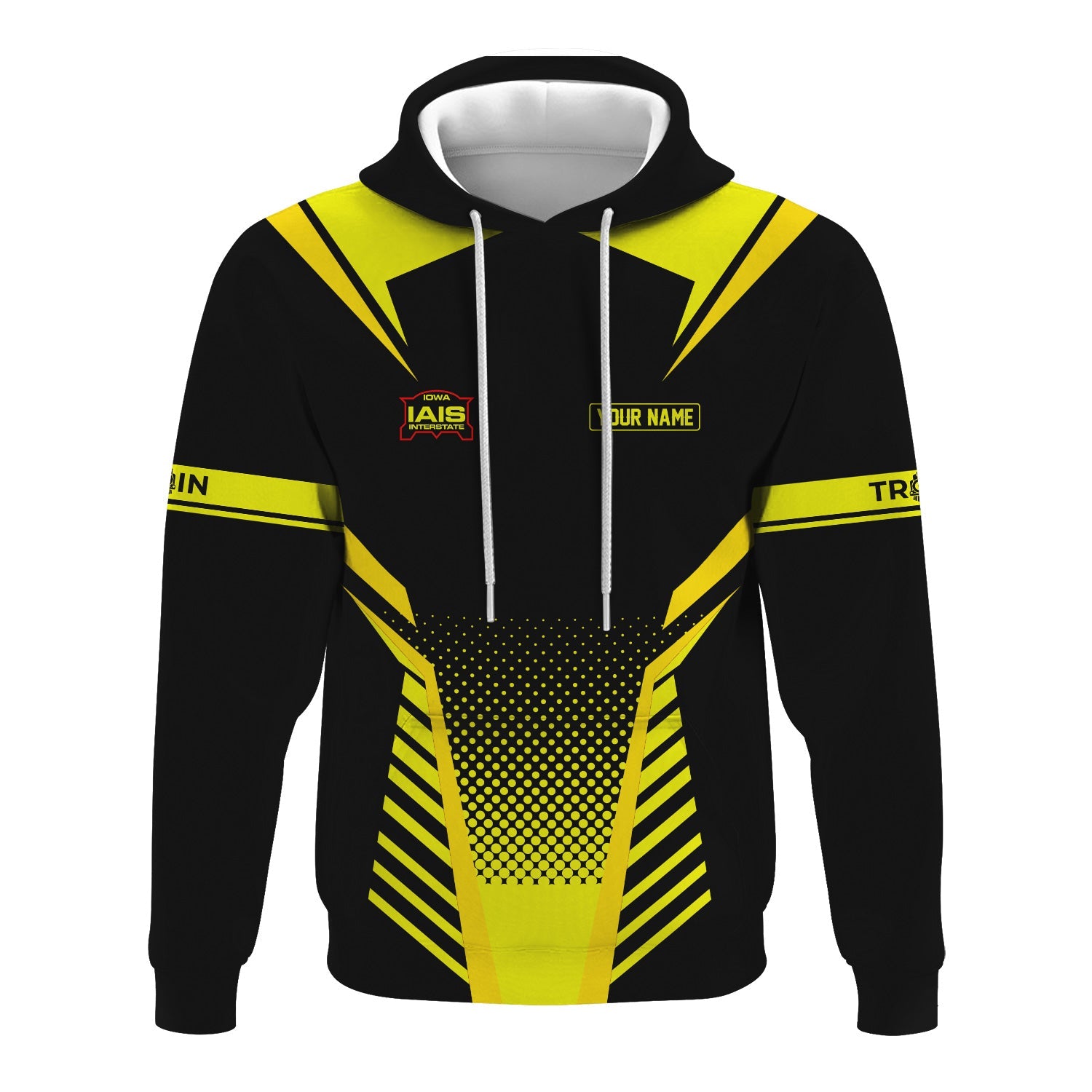 Railspirit Personalized Iowa Interstate Railroad Hoodie Unisex IAIS Train Zip Hoodie All Over Print