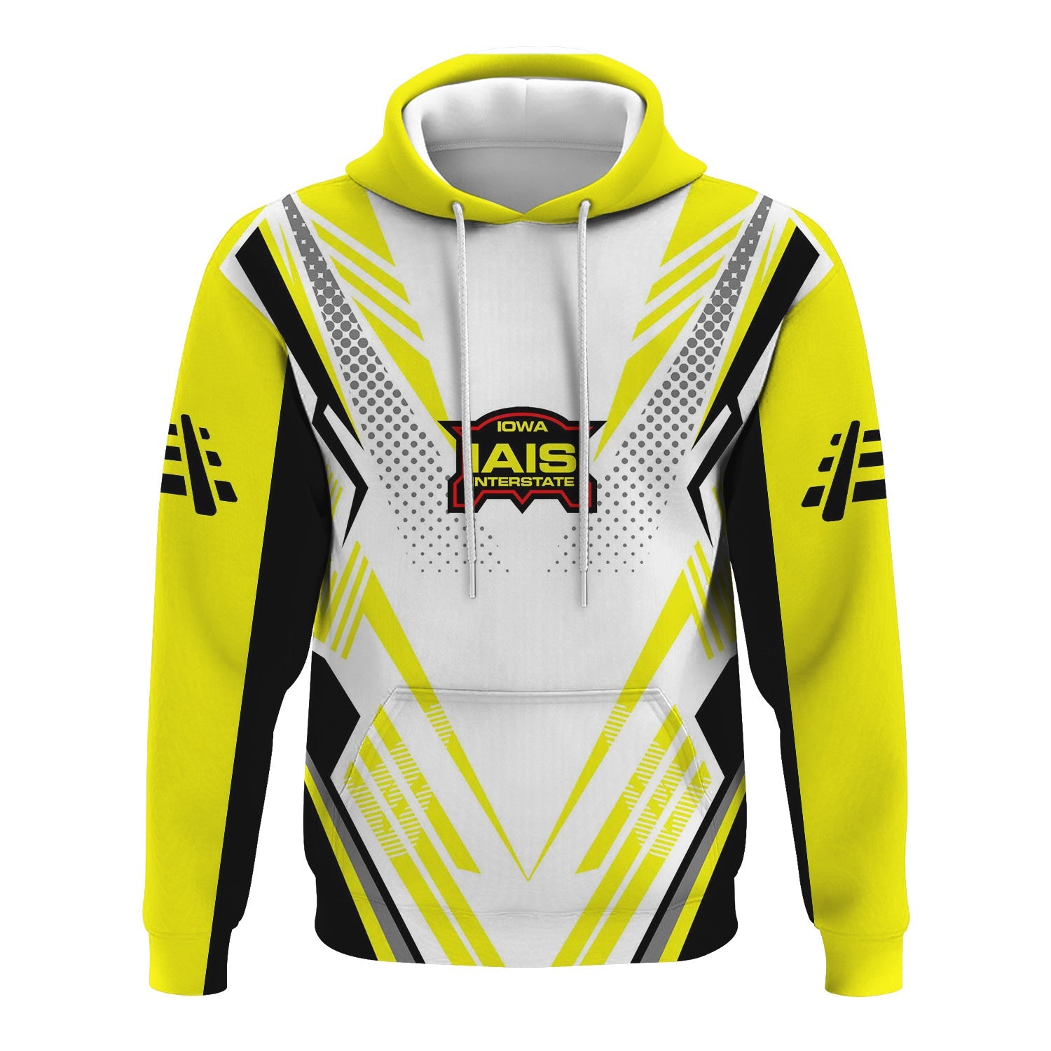 Railspirit Personalized Iowa Interstate Railroad Hoodie Railroad Tribute Design IAIS Train Zip Up Hoodie for Train Lovers