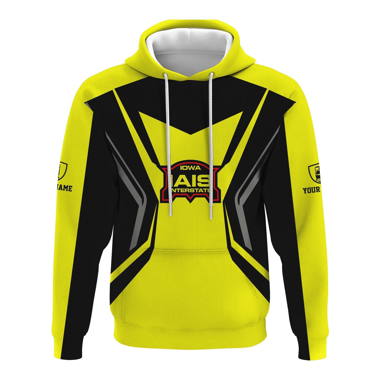 Railspirit Personalized Iowa Interstate Railroad Hoodie Unique Style with Custom Job IAIS Train Zip Up Hoodie