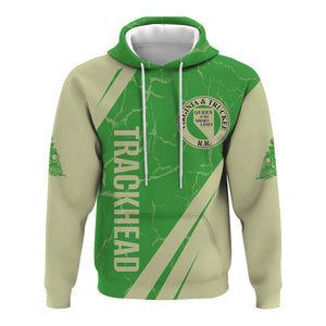 Railspirit Personalized Virginia & Truckee Railroad Hoodie Crackle Texture Style Train Zip Up Hoodie For Trackhead