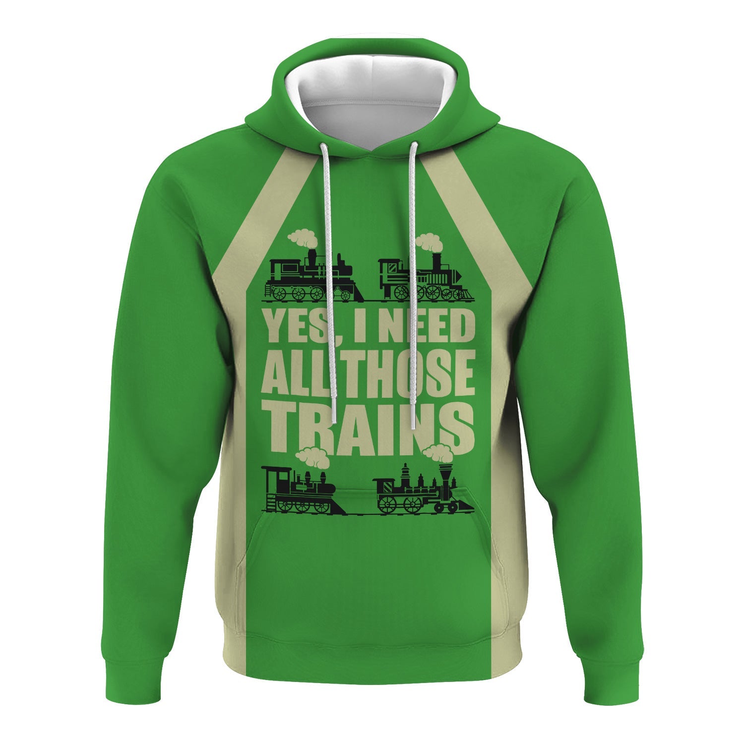 Railspirit Custom Name Virginia & Truckee Railroad Hoodie Yes I Need All Those Train Printed Zip Hoodie