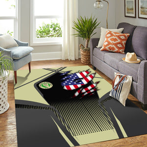 Railspirit Personalized Virginia & Truckee Railroad Area Rug American Eagle Vintage Train Rug