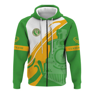 Railspirit Personalized Virginia & Truckee Railroad Hoodie Flame-Inspired Style Zip Up Hoodie Gift Idea For Train Lovers