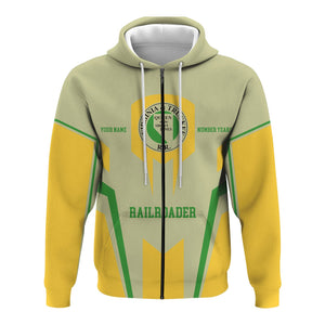 Railspirit Personalized Virginia & Truckee Railroad Hoodie Custom Year Railroader Zip Up Hoodie Gift Idea For Train Lover