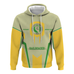 Railspirit Personalized Virginia & Truckee Railroad Hoodie Custom Year Railroader Zip Up Hoodie Gift Idea For Train Lover