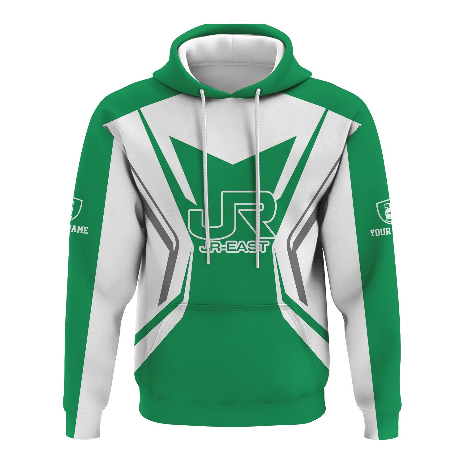 Railspirit Personalized East Japan Railway Hoodie Unique Style with Custom Job JR-EAST Train Zip Up Hoodie