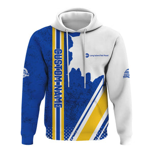 Railspirit Personalized Long Island Railroad Hoodie All Over Printed Unisex Zip Up Hoodie