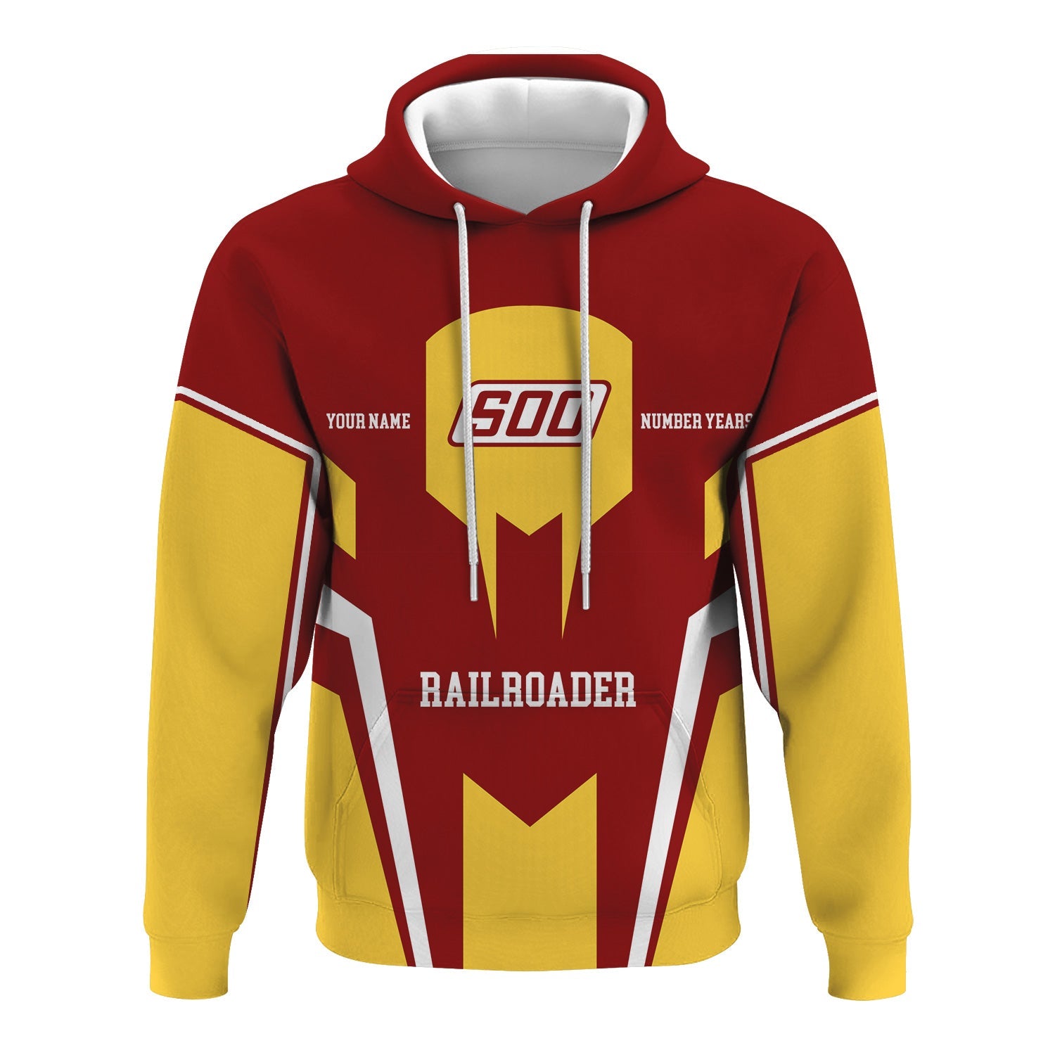 Railspirit Personalized Soo Line Railroad Hoodie Custom Year Railroader Zip Up Hoodie Gift Idea For Train Lover