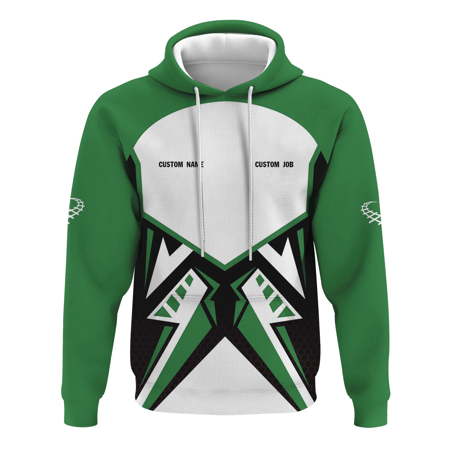 Railspirit Personalized Burlington Northern Railroad Hoodie Vibriant Style with Custom Position Train Zip Up Hoodie