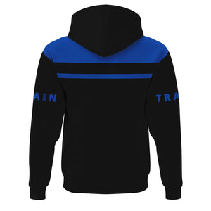 Railspirit Custom Name Long Island Railroad Hoodie American Train Ticket Printed Zip Hoodie