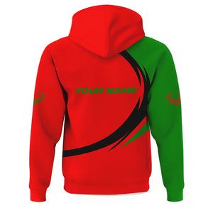 Railspirit Personalized Elgin Joliet And Eastern Railroad Hoodie Unique Graphic Style Zip Up Hoodie For Train Enthusiasts