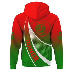 Railspirit Personalized Elgin Joliet And Eastern Railroad Hoodie Railway-Themed Style Zip Up Hoodie Gift Idea For Trainspotter