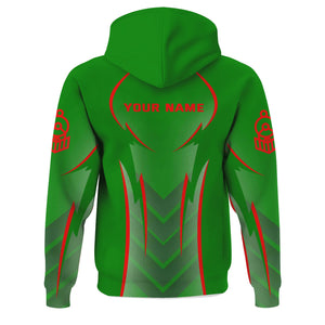 Railspirit Personalized Elgin Joliet And Eastern Railroad Hoodie Striking Line Style Train Zip Up Hoodie For Locomotive Lovers