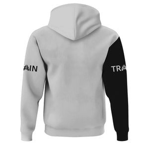 Railspirit Custom Name Bessemer And Lake Erie Railroad Hoodie Railroad Crossing Sign Printed Zip Hoodie