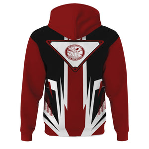 Railspirit Detroit & Mackinac Railroad Hoodie Bold Graphic Style All Over Printed Zip Up Hoodie