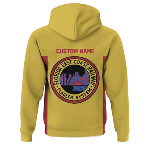 Railspirit Custom Name Florida East Coast Railway Hoodie Yes I Need All Those Train Printed Zip Hoodie