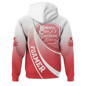 Railspirit Personalized Kansas City Southern Hoodie Railway-Themed Style Zip Up Hoodie Gift Idea For Trainspotter