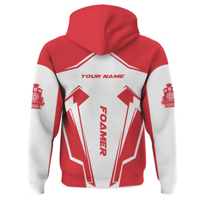 Railspirit Personalized Kansas City Southern Hoodie Railway Trainspotter Style Zip Up Hoodie Gift Idea For Foamers