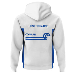 Railspirit Custom Name Conrail Railroad Hoodie Yes I Need All Those Train Printed Zip Hoodie
