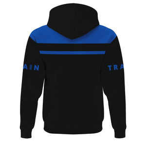 Railspirit Custom Name Conrail Railroad Hoodie American Train Ticket Printed Zip Hoodie