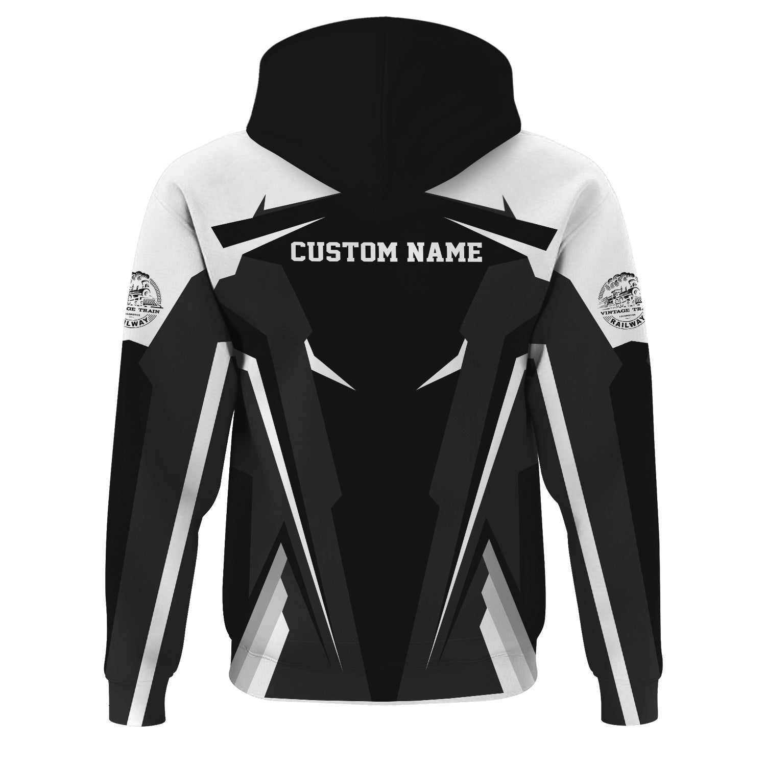 Railspirit Personalized New York Central Railroad Hoodie Strong Line Style Train Hoodie Gift Idea For Train Lover