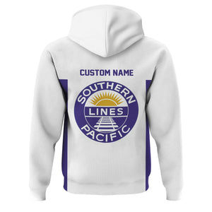 Railspirit Custom Name Southern Pacific Railroad Hoodie Yes I Need All Those Train Printed Zip Hoodie
