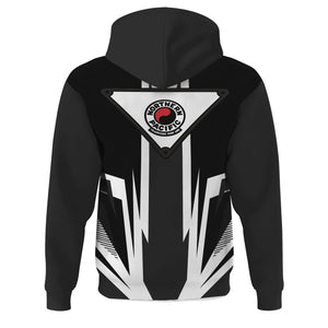 Railspirit Northern Pacific Railway Hoodie Bold Graphic Style All Over Printed Zip Up Hoodie