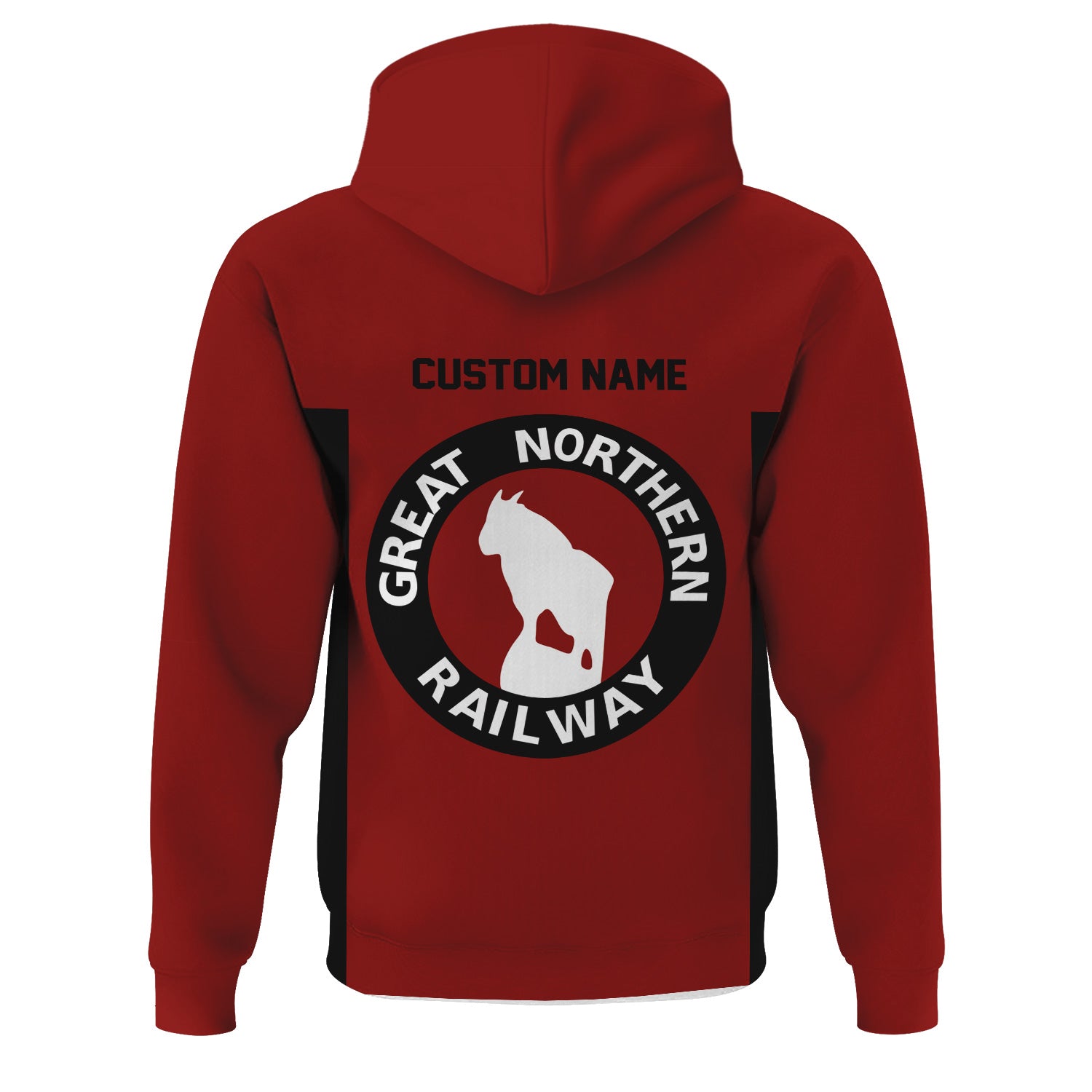 Railspirit Custom Name Great Northern Railway Hoodie Yes I Need All Those Train GNR Printed Zip Hoodie