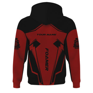 Railspirit Personalized Great Northern Railway Hoodie Railway Trainspotter Style GNR Zip Up Hoodie Gift Idea For Foamers