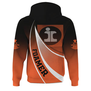 Railspirit Personalized Illinois Central Railroad Hoodie Railway-Themed Style Zip Up Hoodie Gift Idea For Trainspotter