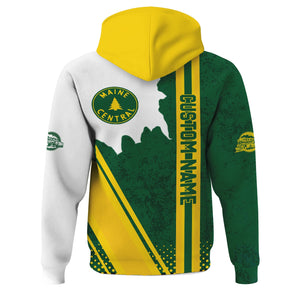 Railspirit Personalized Maine Central Railroad Hoodie All Over Printed Unisex Zip Up Hoodie