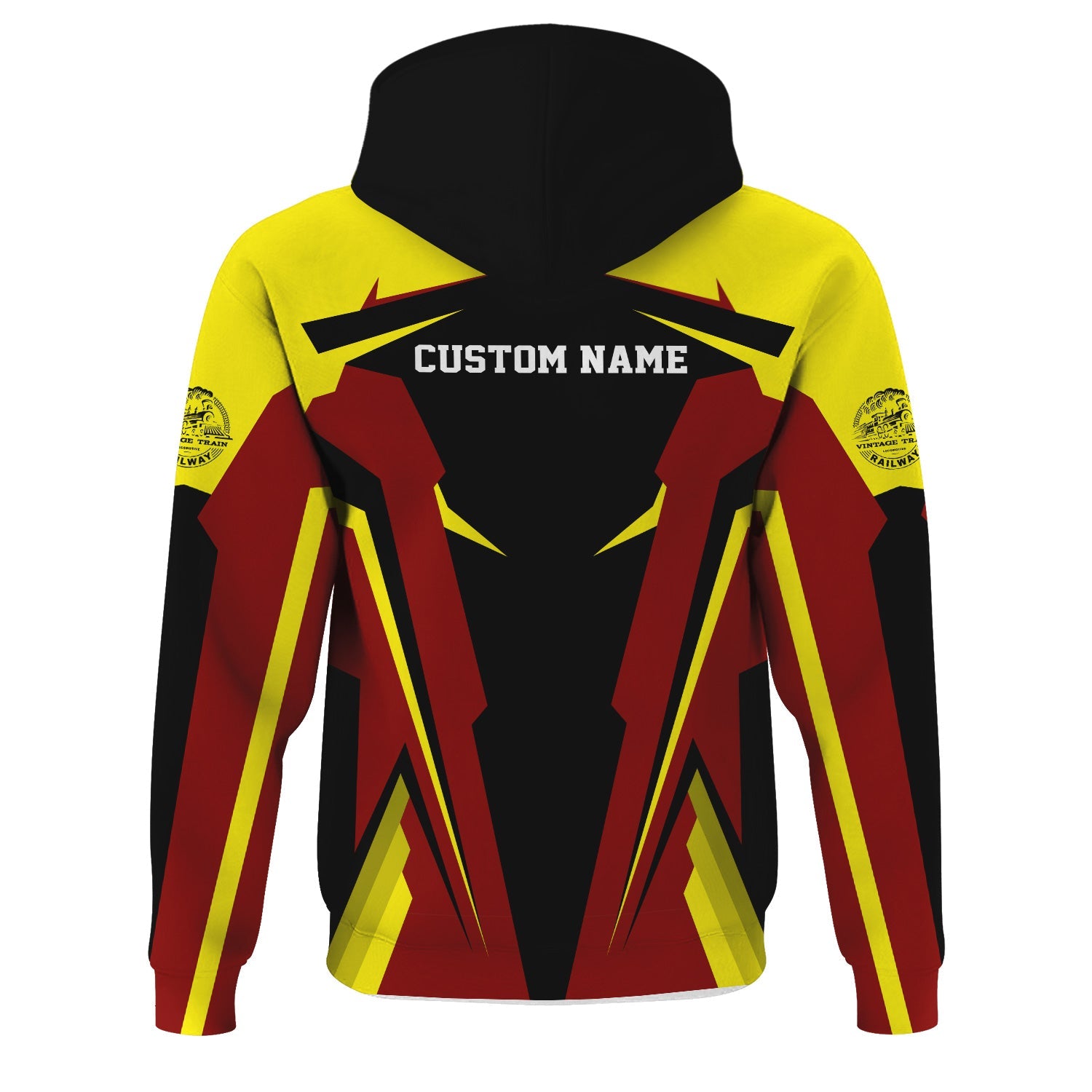 Railspirit Personalized Denver and Rio Grande Western Railroad Hoodie Strong Line Style Train Hoodie Gift Idea For Train Lover