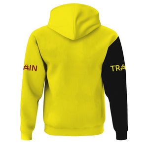 Railspirit Custom Name Denver and Rio Grande Western Railroad Hoodie Railroad Crossing Sign Printed Zip Hoodie