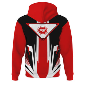 Railspirit Missouri Pacific Railroad Hoodie Bold Graphic Style All Over Printed Zip Up Hoodie