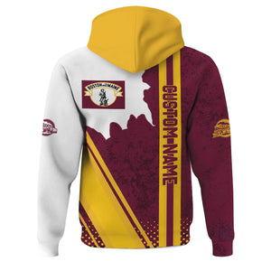 Railspirit Personalized Boston and Maine Railroad Hoodie All Over Printed Unisex Zip Up Hoodie