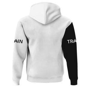 Railspirit Custom Name Reading Railroad Hoodie Railroad Crossing Sign Printed Zip Hoodie