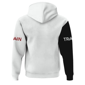 Railspirit Custom Name Lehigh Valley Railroad Hoodie Railroad Crossing Sign Printed Zip Hoodie