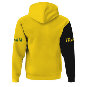 Railspirit Custom Name Maine Central Railroad Hoodie Railroad Crossing Sign Printed Zip Hoodie