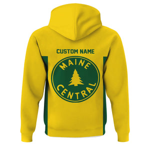 Railspirit Custom Name Maine Central Railroad Hoodie Yes I Need All Those Train Printed Zip Hoodie