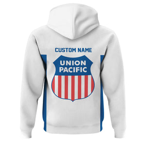 Railspirit Custom Name Union Pacific Railroad Hoodie Yes I Need All Those Train Big Boy Printed Zip Hoodie