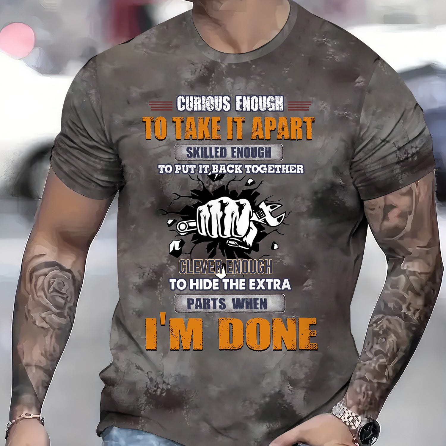 Vintage Mechanic Shirt Curious Enough To Take It Apart Skilled Enough To Put It Back Together T Shirt