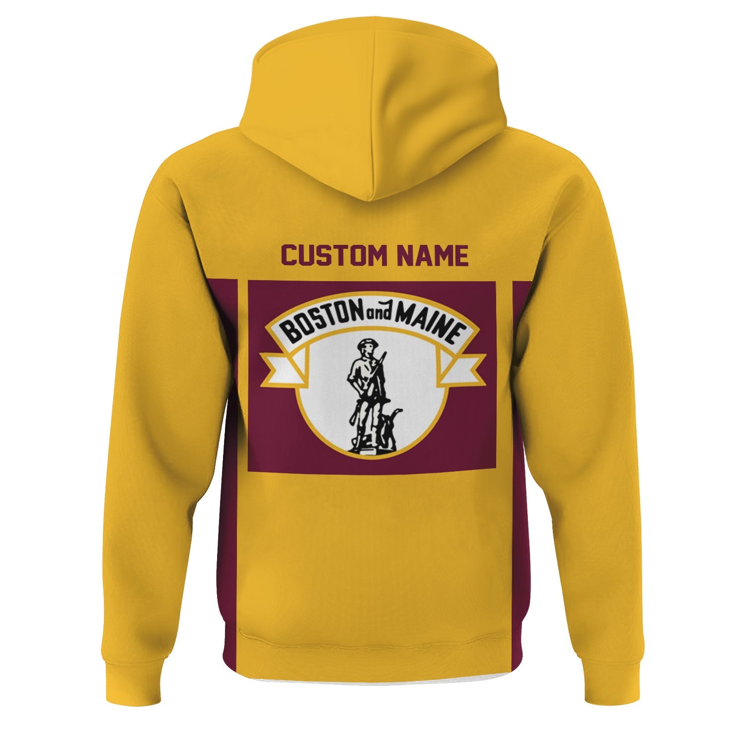 Railspirit Custom Name Boston and Maine Railroad Hoodie Yes I Need All Those Train Printed Zip Hoodie