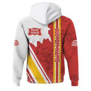 Railspirit Personalized Chicago, Rock Island and Pacific Railroad Hoodie Rock Island Railroad All Over Printed Unisex Zip Up Hoodie