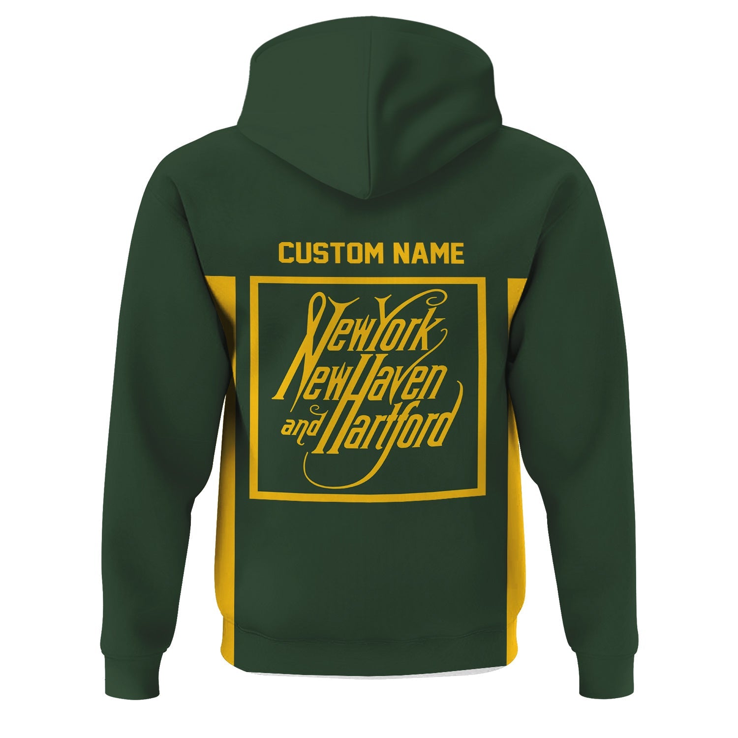 Railspirit Custom Name New York, New Haven and Hartford Railroad Hoodie Yes I Need All Those Train New Haven Railroad Printed Zip Hoodie
