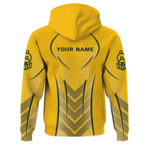 Railspirit Personalized New York, New Haven and Hartford Railroad Hoodie Striking Line New Haven Railroad Train Zip Up Hoodie For Locomotive Lovers