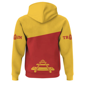 Railspirit Custom Name Louisville and Nashville Railroad Hoodie One Track Mind L&N Printed Zip Hoodie