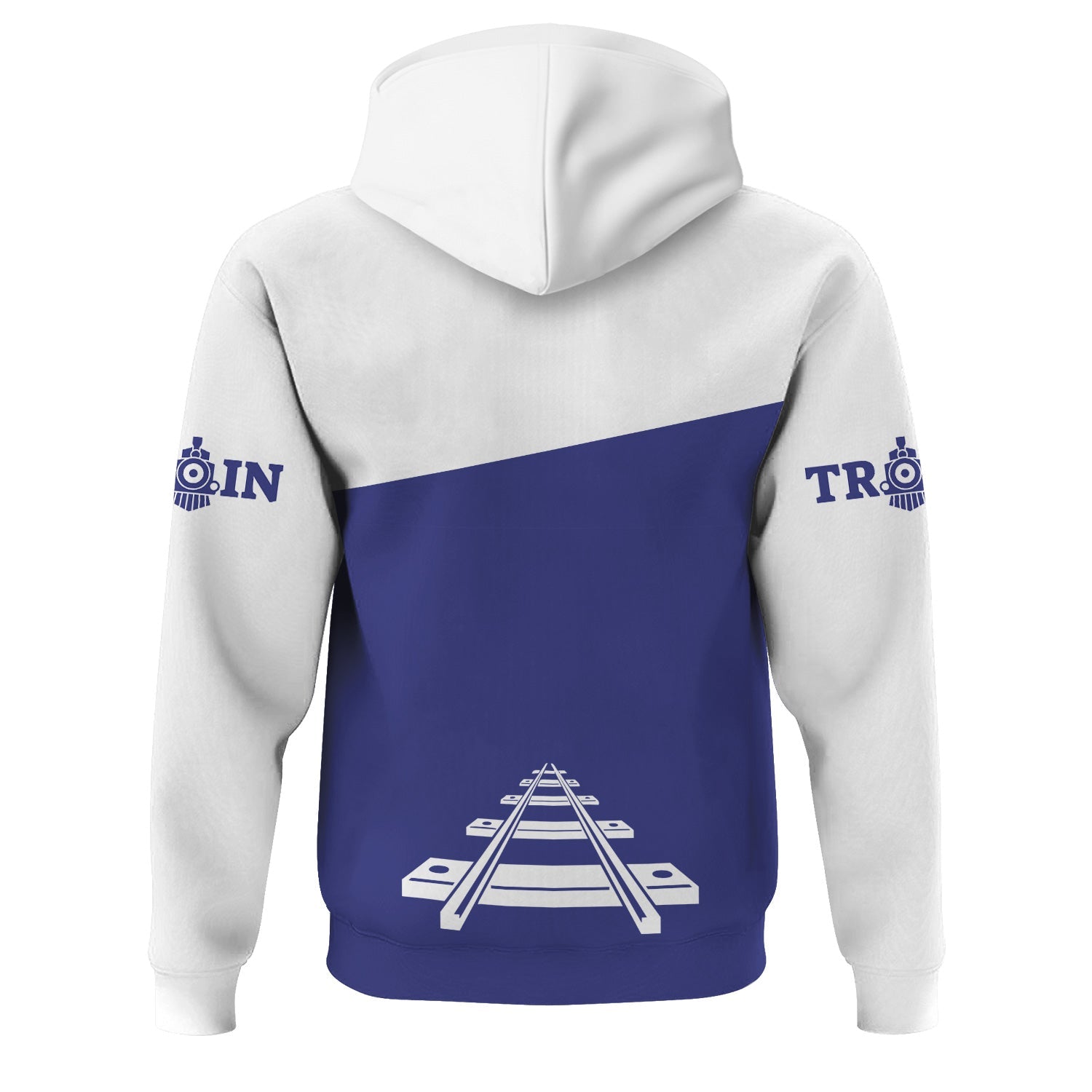 Railspirit Custom Name New York, Chicago and St. Louis Railroad Hoodie One Track Mind Nickel Plate Road Printed Zip Hoodie