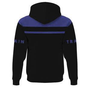 Railspirit Custom Name New York, Chicago and St. Louis Railroad Hoodie American Train Ticket Nickel Plate Road Printed Zip Hoodie