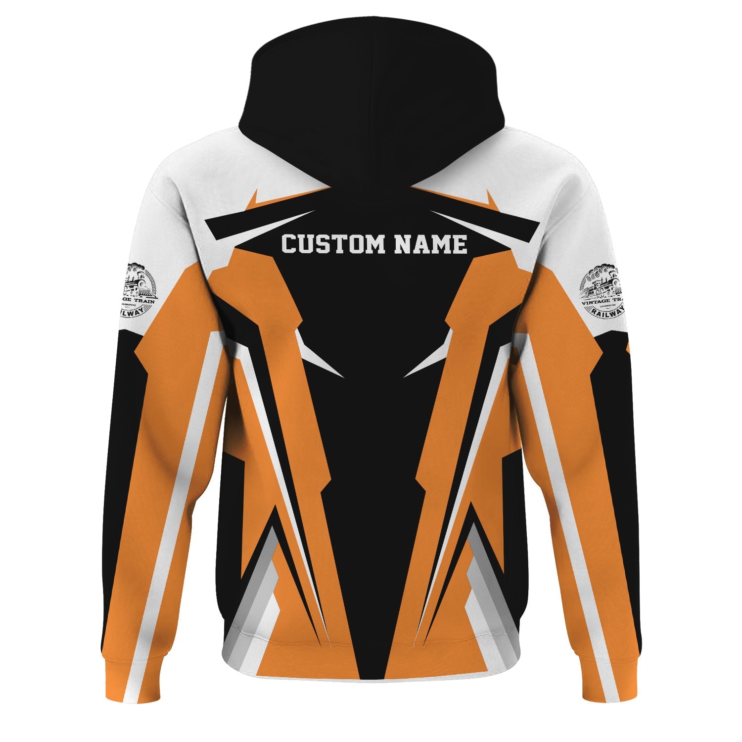 Railspirit Personalized BNSF Railway Hoodie Strong Line Style Train Hoodie Gift Idea For Train Lover